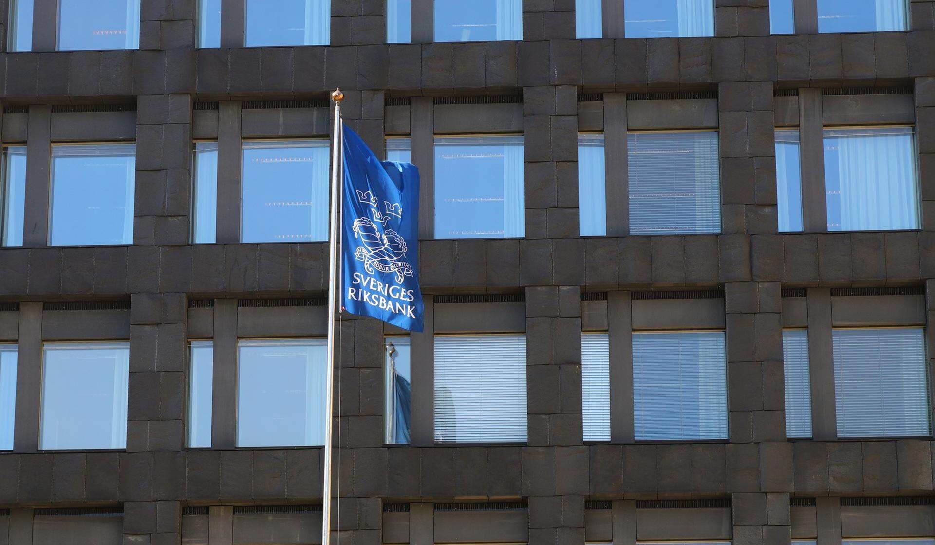 flagga riksbanken